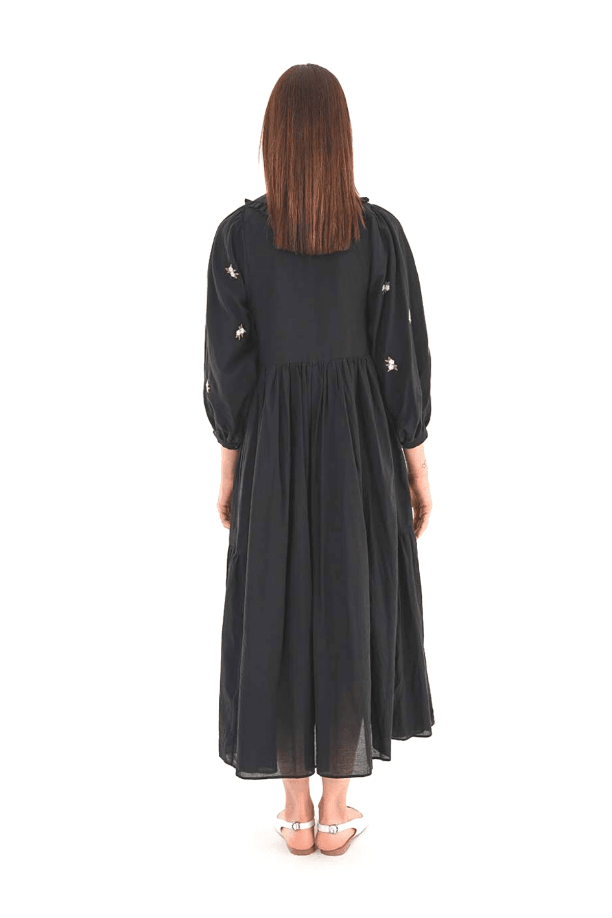 thumbnail image 2 of Evelyn Bohemian Summer Dress in 100% Cotton, 2 of 4