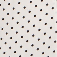 thumbnail image 5 of Yumi Spot Print Wrap Tea Dress - White, 4, 5 of 5