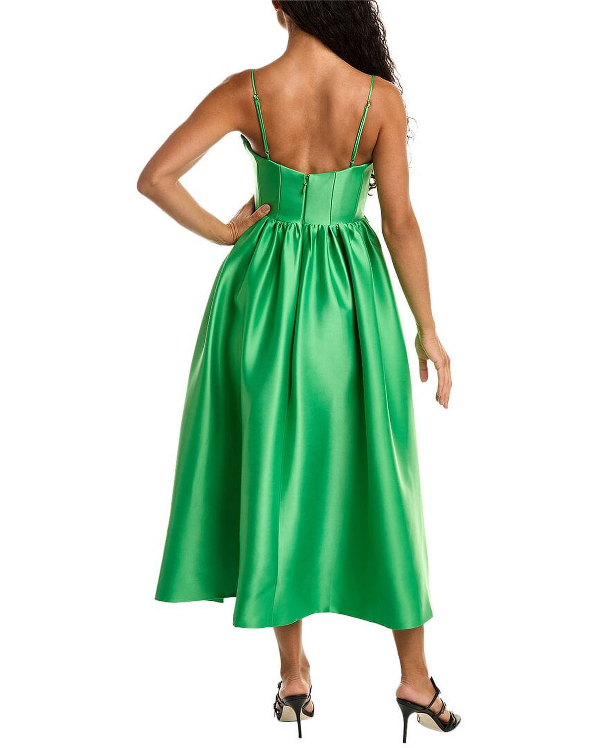 thumbnail image 2 of Nicholas womens Misty Midi Dress, 2, Green, 2 of 4