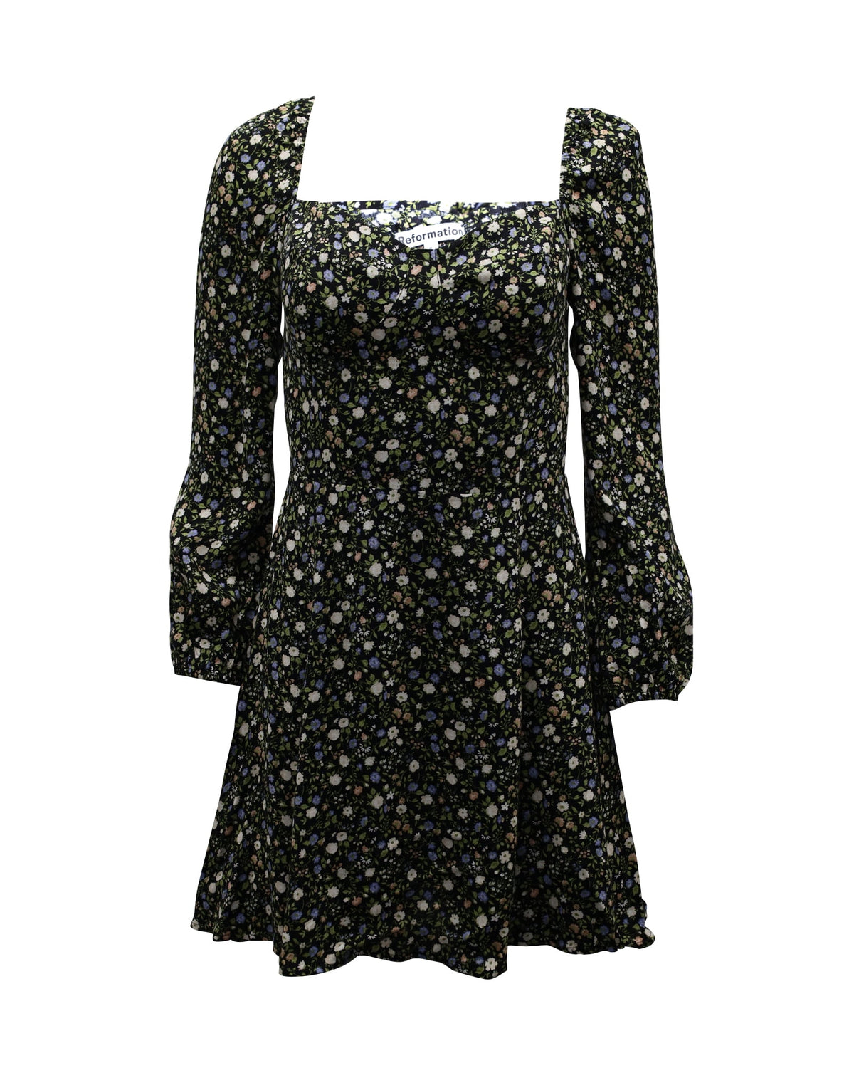 thumbnail image 1 of Pre-Owned Reformation Remi Mini Dress in Floral Viscose, 1 of 4