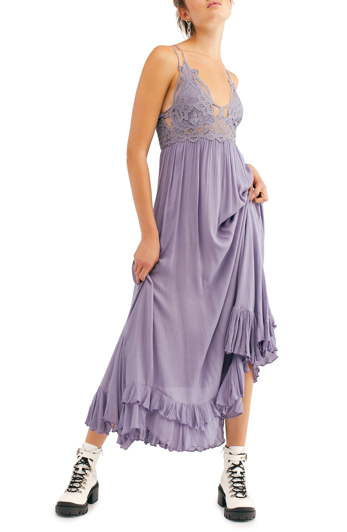thumbnail image 4 of Free People Juniors' Adella Maxi Slip Dress, 4 of 4