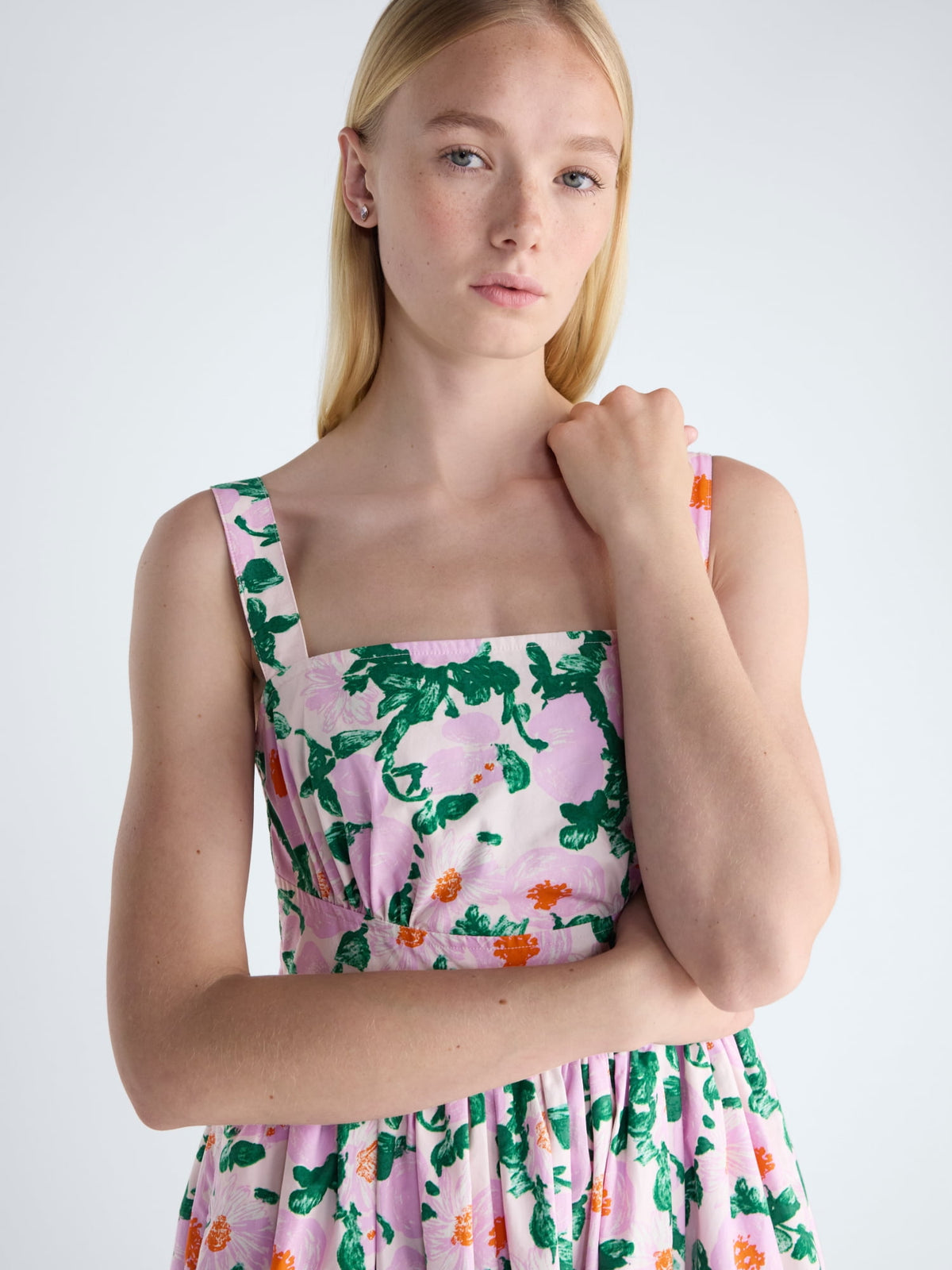 thumbnail image 3 of Free Assembly Women's and Women's Plus Sleeveless Cotton Maxi Dress, Sizes XS-4X, 3 of 4