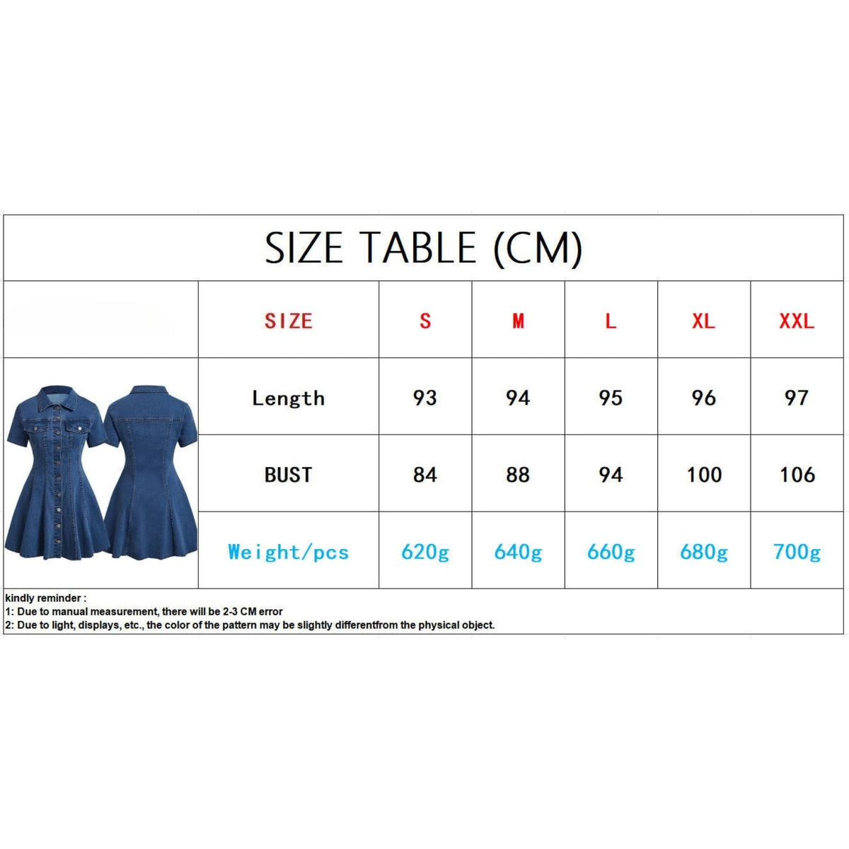 thumbnail image 3 of Women’s Denim Shirt Dress Short Sleeve Button Down Waist Tie Casual Mini Dress, 3 of 3