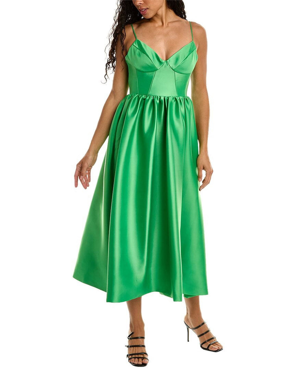 thumbnail image 3 of Nicholas womens Misty Midi Dress, 2, Green, 3 of 4