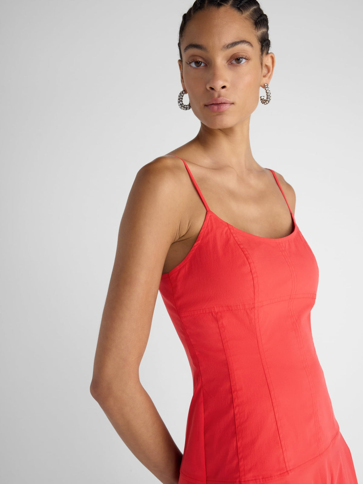 thumbnail image 3 of Scoop Women's and Women's Plus Midi Corset Dress, Sizes XS-4X, 3 of 4