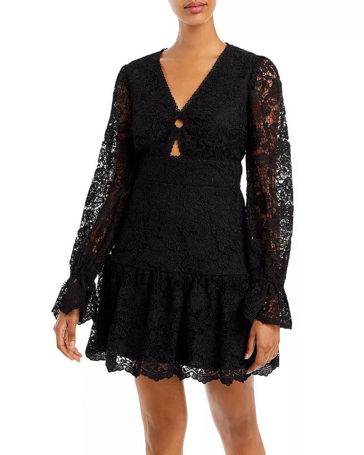 thumbnail image 1 of AQUA Lace O Ring Dress XL, 1 of 1