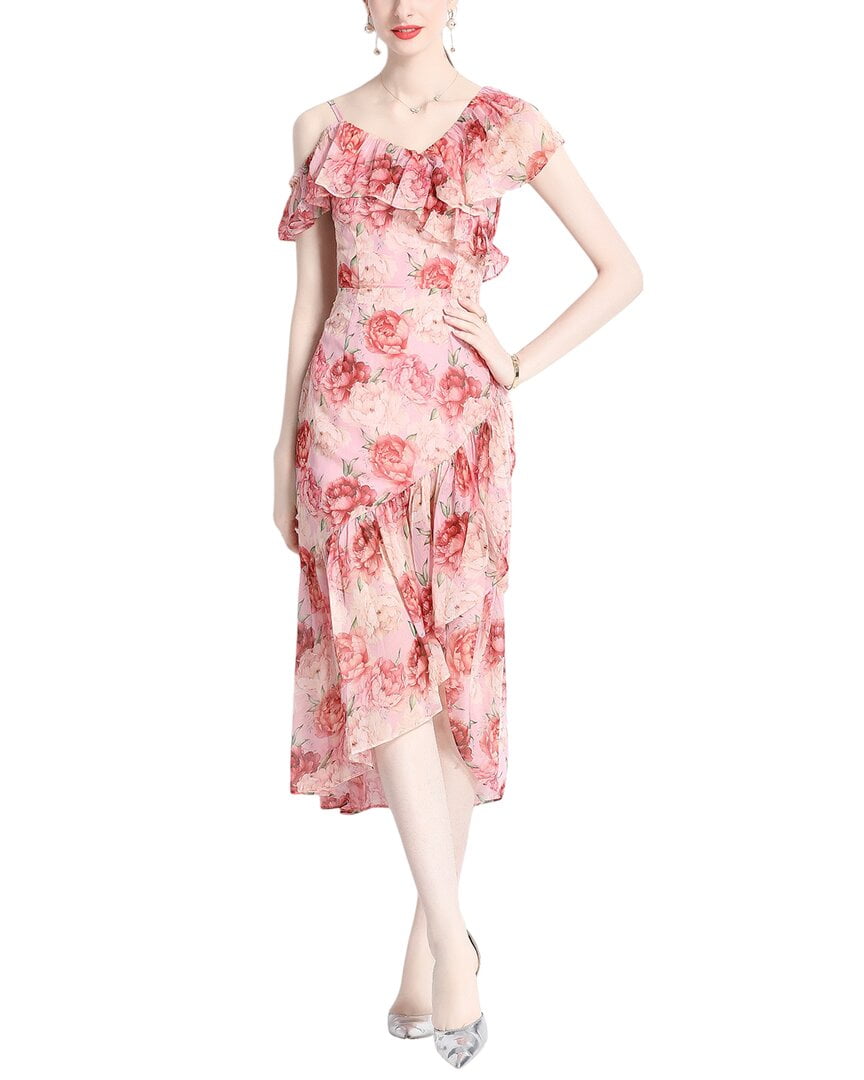thumbnail image 1 of DZA womens Midi Dress, 2, 1 of 3