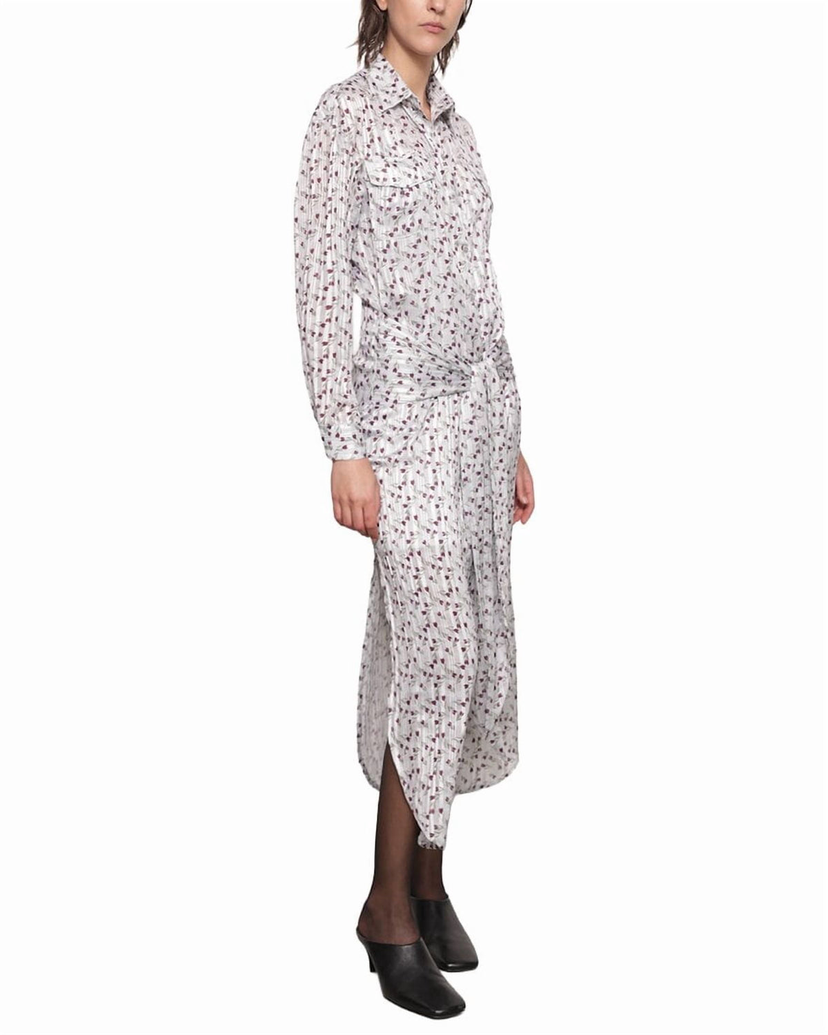 thumbnail image 1 of Sabina Musayev womens Jura Midi Dress, l, Grey, 1 of 3