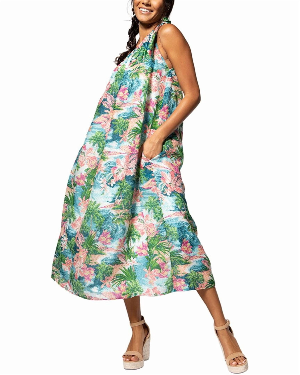 thumbnail image 1 of Tori Richard womens Stella Off Shoulder Dress, XL, 1 of 2