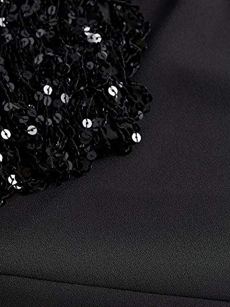 thumbnail image 3 of Kate Spade New York Sequin Fringe Swing Dress, Black, 0, 3 of 4