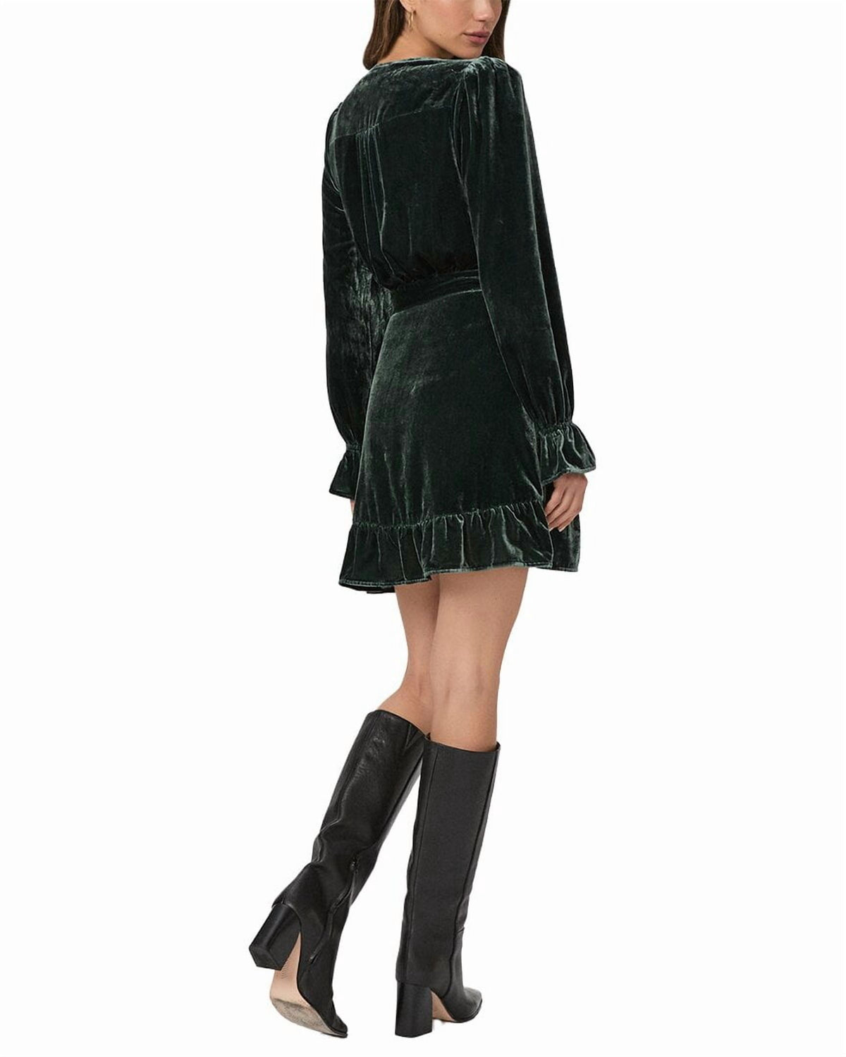 thumbnail image 2 of PAIGE womens Ysabel Dress, l, Green, 2 of 5