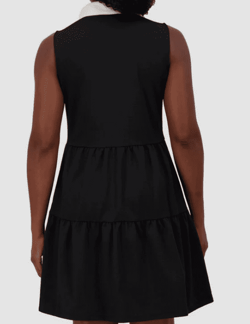 thumbnail image 2 of Nautica Jeans Women's Tiered Dress, Black, XL, 2 of 2