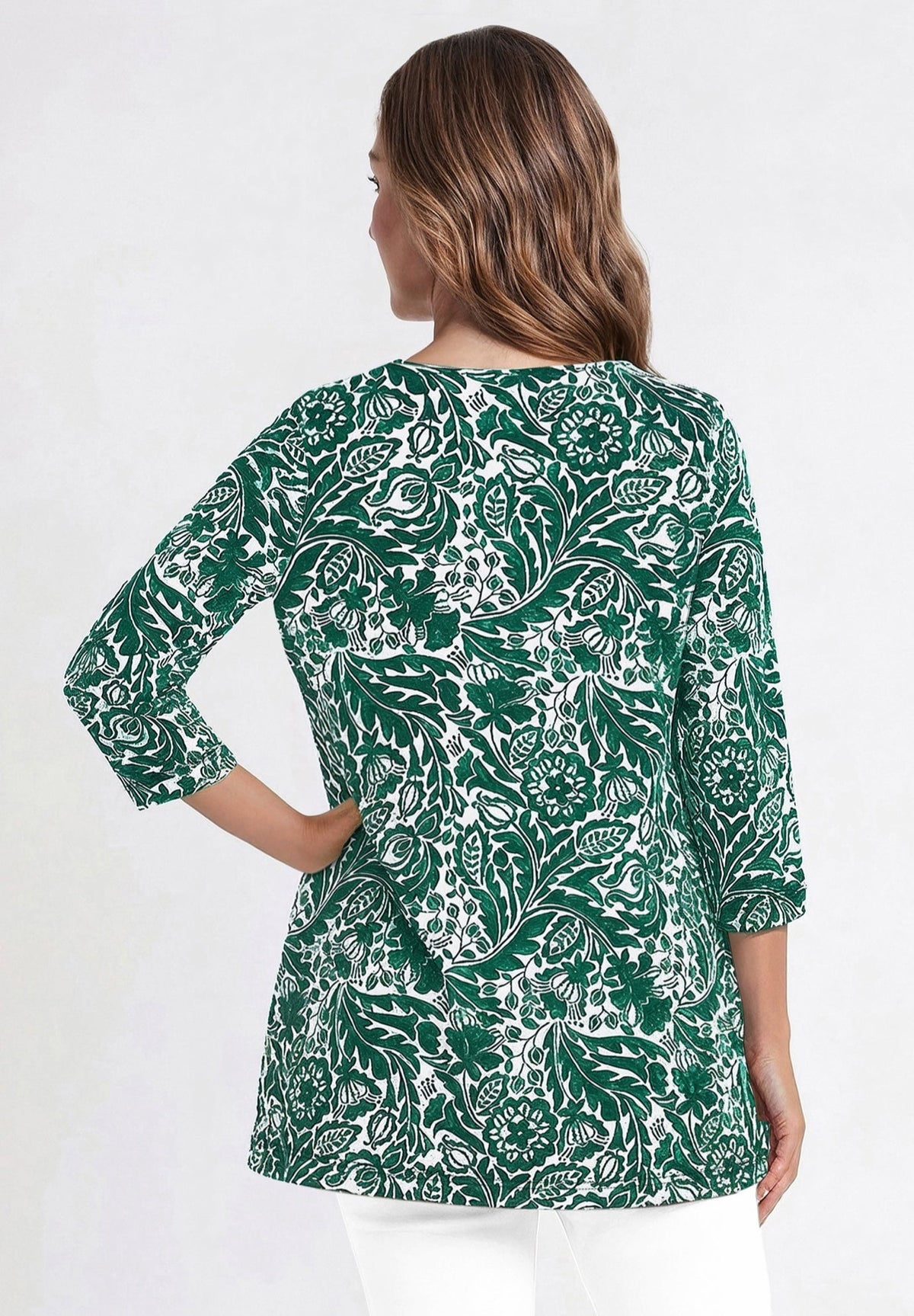 thumbnail image 2 of Woman Within Plus Size 2-Pocket Swing Tunic, 2 of 6
